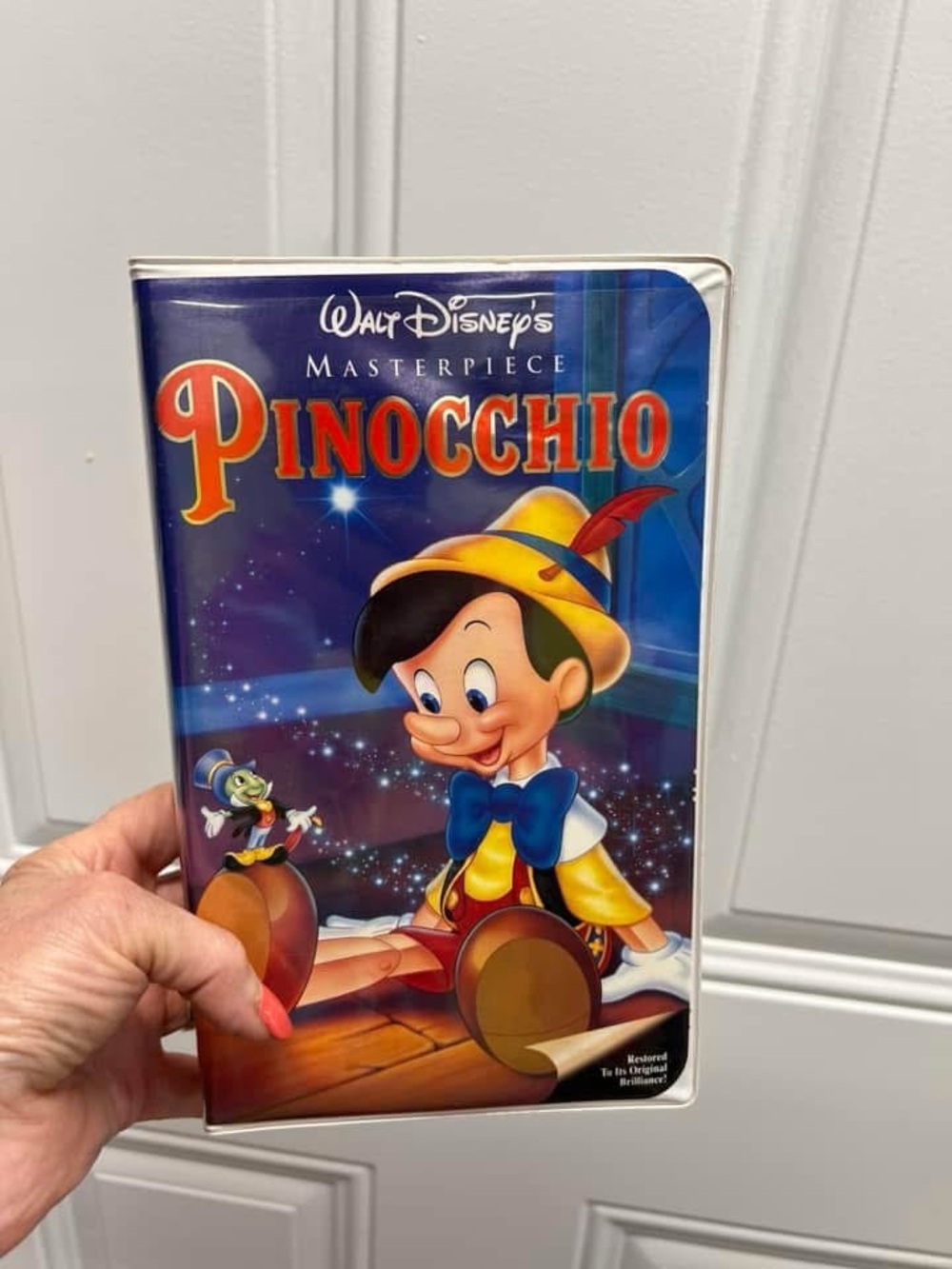 Walt Disney Pinocchio VHS — Colorful Classic Cover